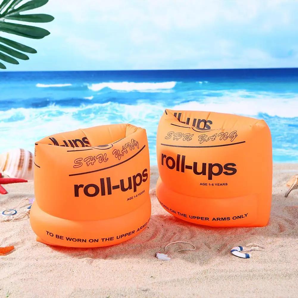 

Arm Float for Adult Kids Swimming Inflatable Arm Rings Children Floating Circle Sleeves Buoy Swimming Arm Bands Pool Floaters помаранчевий
