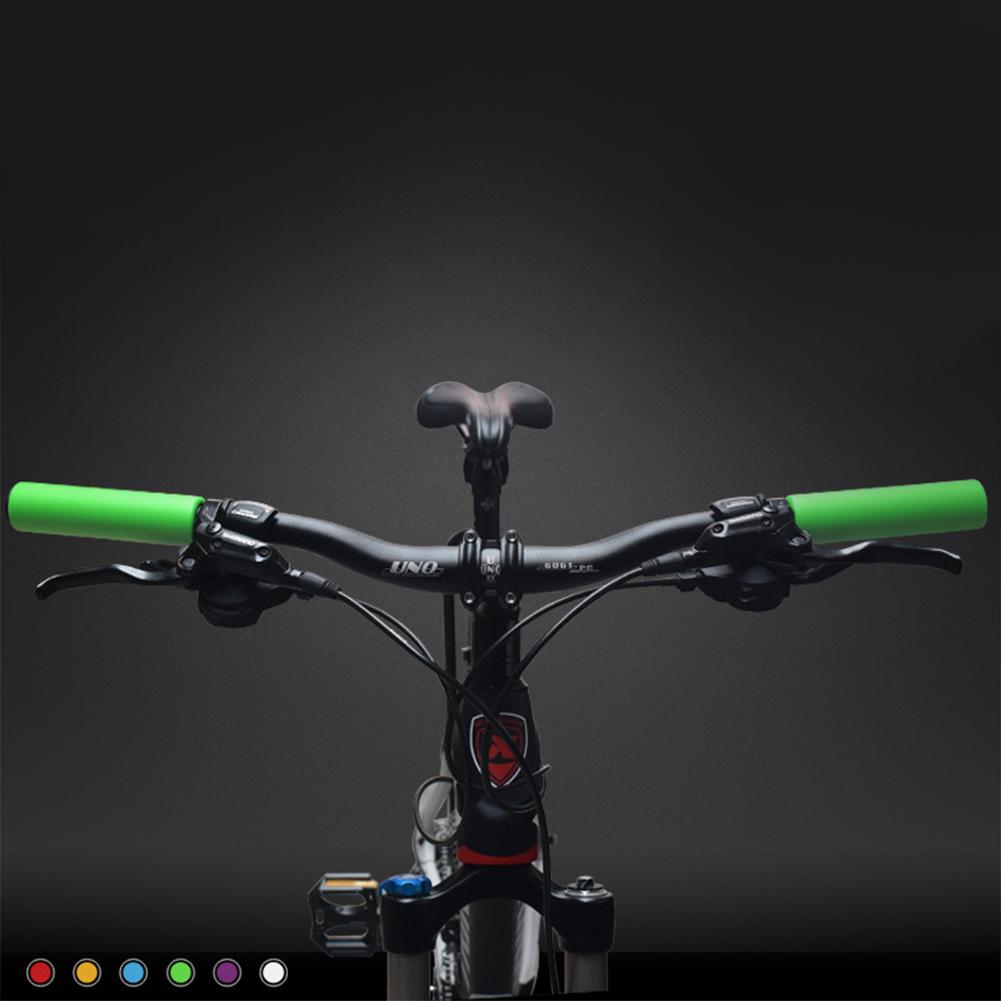 1Pair Bicycle Handlebar Grips Cover Outdoor MTB Mountain Bike Cycling Bicycle Silicone Anti-slip Handlebar Soft Grips
