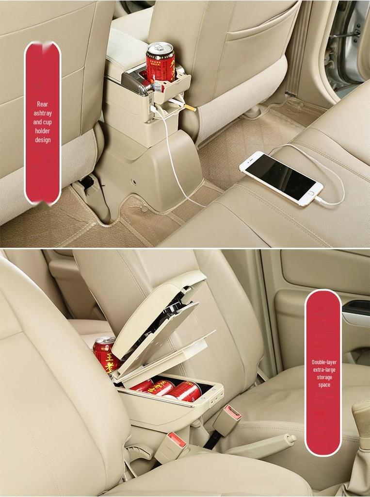 Renault Duster No-Drill Central Armrest Box