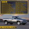 Red Interior Door Side Reflector Panel Covers For GMC Avalanche Silverado Chevy