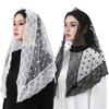 Thin Lace Flower Hair Scarf Shawl Cute Sweet Headscarf Shawl Bandanas for Women  Photography