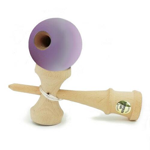 Kendama MY-KENDAMA Original MKG-11 Grad Matte Finish Gradient Purple Base White Line Natural Wood Standard