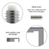 Multifunctional Aquarium Water Tube Holder Aluminum Alloy Water Tube Fixed Clip  for 20mm Pipe
