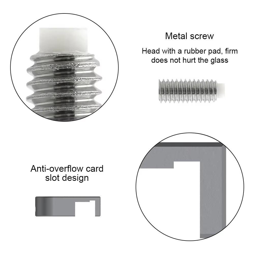 Multifunctional Aquarium Water Tube Holder Aluminum Alloy Water Tube Fixed Clip for 20mm Pipe