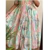 Women Designer Printed Cotton Midi Gown Kurta Party Wear Top Tunic Kurti Dress