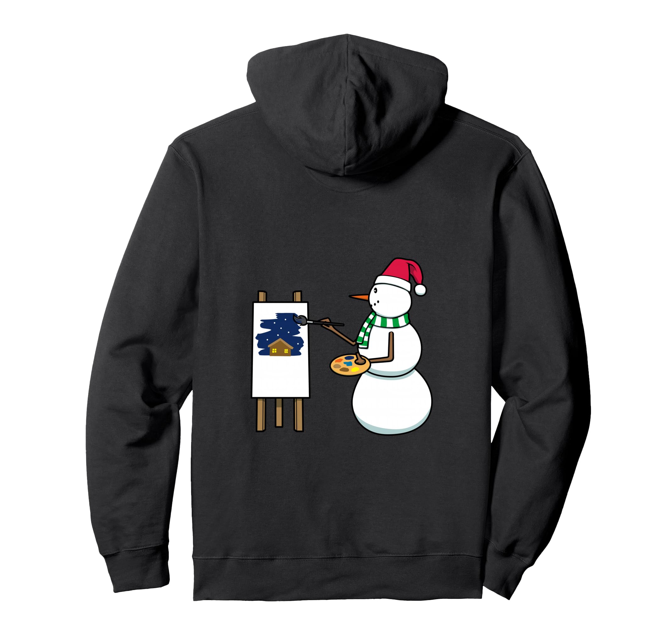 

Любитель живописи Снеговик Арт Паркер Художник. чёрный