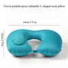 Inflatable Neck Pillow for Travel - Portable U-Shaped Airplane Pillow - Lightweight & Compact for Flights, Road Trips & Camping
