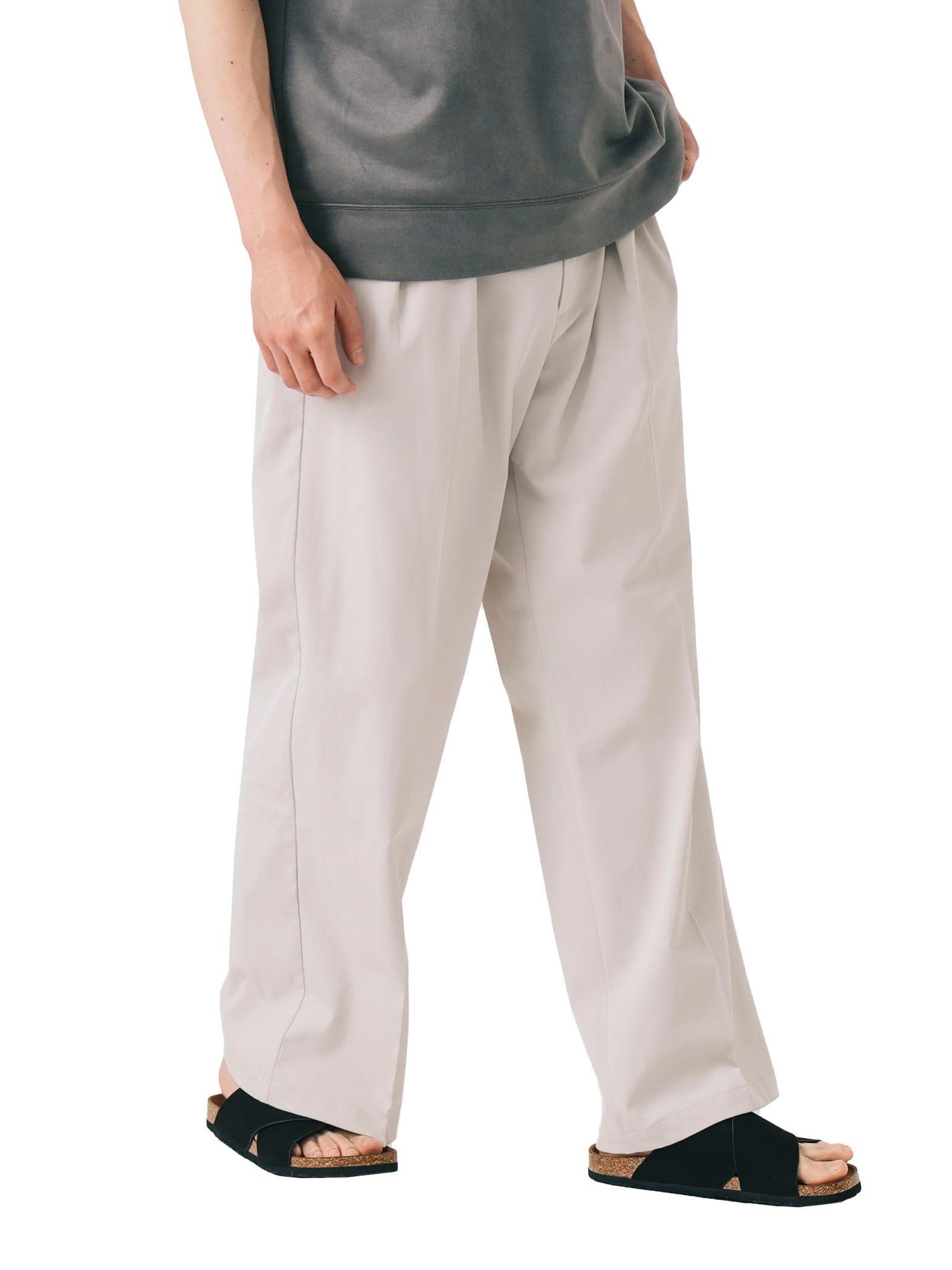 

Мужские быстросохнущие брюки широкого кроя Beams Heart (Влагоотводящий, Быстросохнущий, Прохладный на ощупь) Бежевый, Размер L (42230150639)