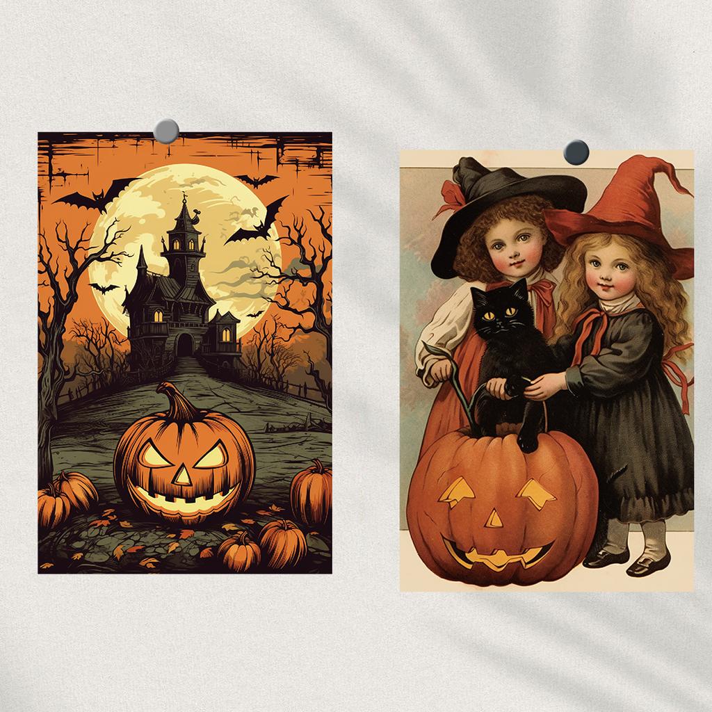 10×15CM 10PCS Colorful Card Sticker Posters Aesthetic Laptop Photography Art Pictures Cafe Collocation Decor Poster Stickers