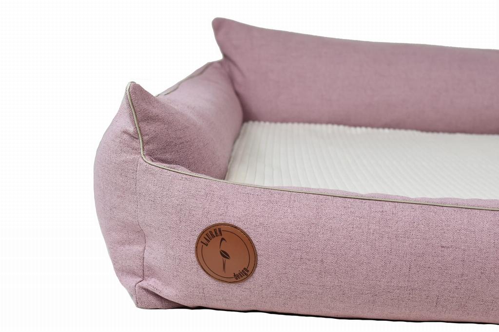 Rocky Orthopedic Pink Bed - 97cm x 86cm