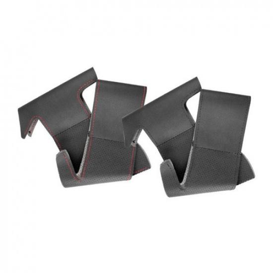 Black Steering Wheel Leather Cover Trim For Hyundai Accent Kia Rio5 2006-2011