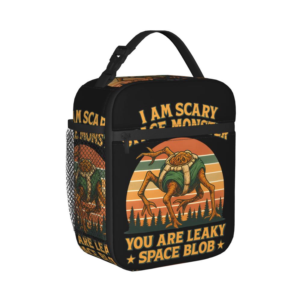 Funny Rocky Project Hail Mary Insulated Lunch Bags Leakproof Meal Container Cooler Bag Tote Lunch Box Picnic Food Storage Bags