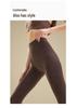 High-Waisted Tummy-Control Butt-Lifting Grey Cotton Tights - Women's Plus Velvet Thick Warmth Pantyhose for Autumn/Winter