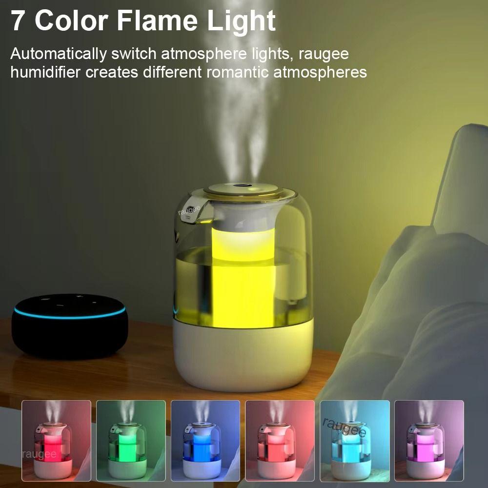 Adjustable Mist Air Humidifier Colorful Night Light Mist Air Purifier Desktop Fogger Home Use