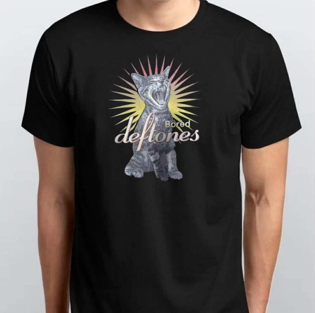 Deftones Bored Adrenaline 90-х Графическая футболка S M L XL XXL 3 4 XL Черная S