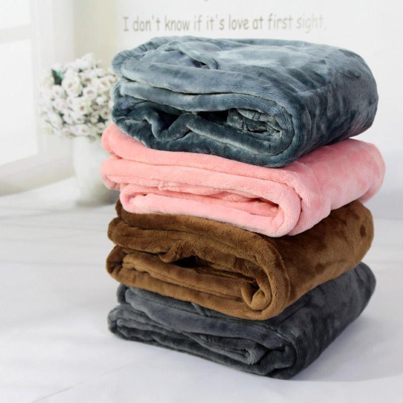 Women's & Men's Coral Fleece Bathrobe - Spring/Autumn, Thick Flannel, Long Couples Robe