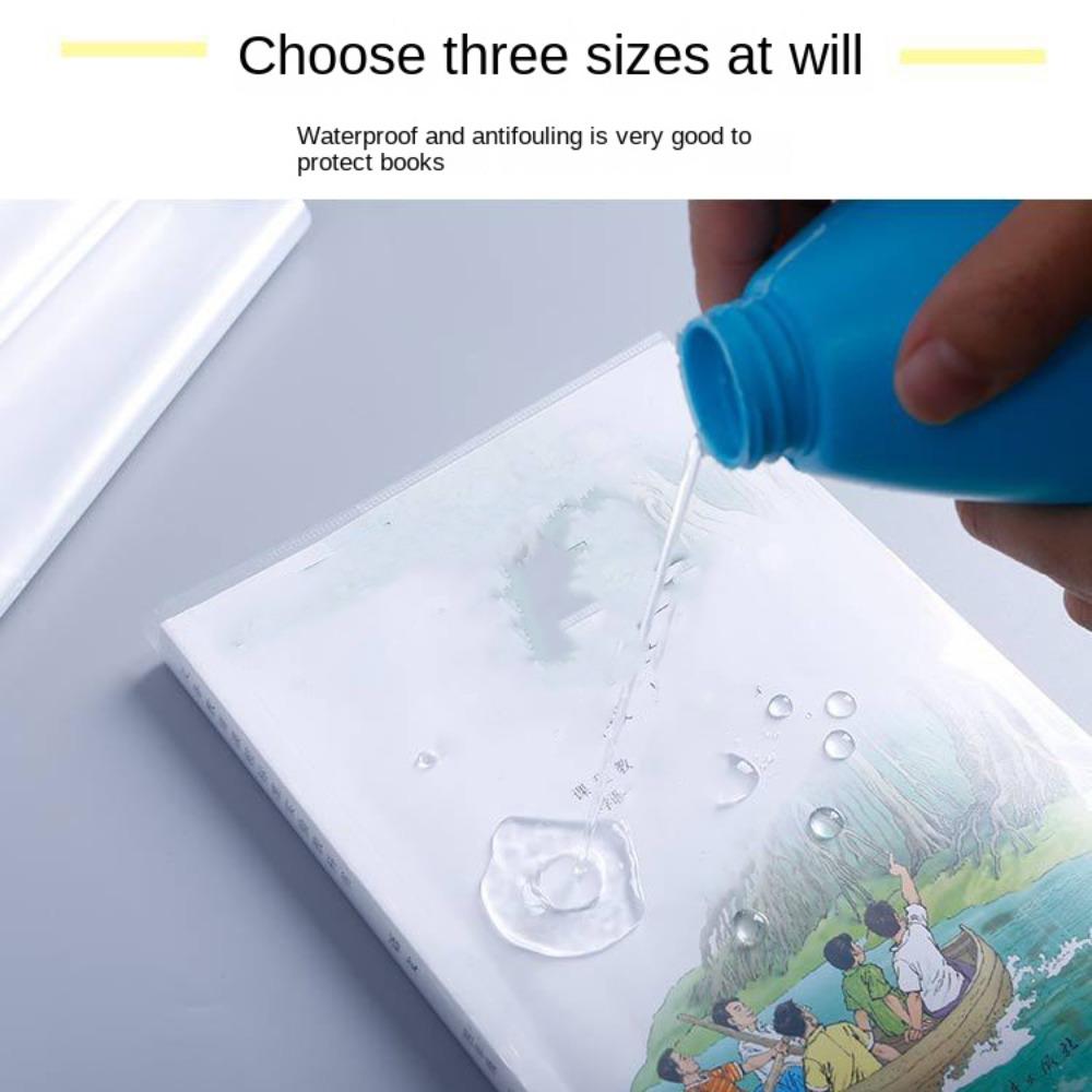 10 Sheets Self Adhesive Clear Book Wrap A4 Notebook Protector Wrap Book Protector Cover  Book