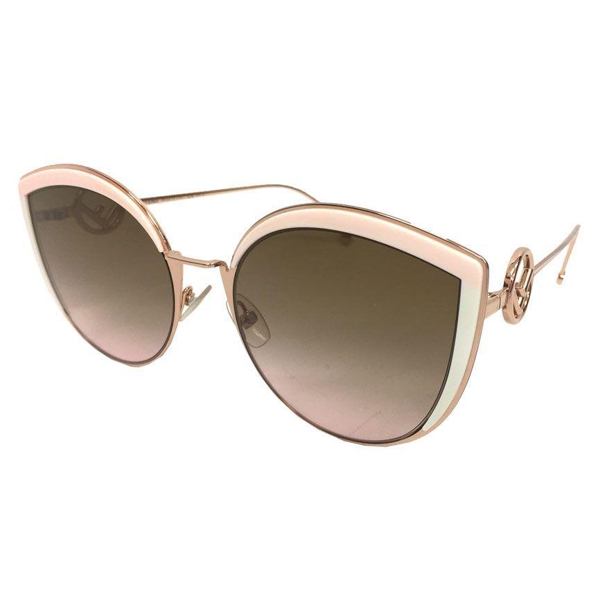 Used FENDI Sunglasses FF0290/S Cat Eye aq10327
