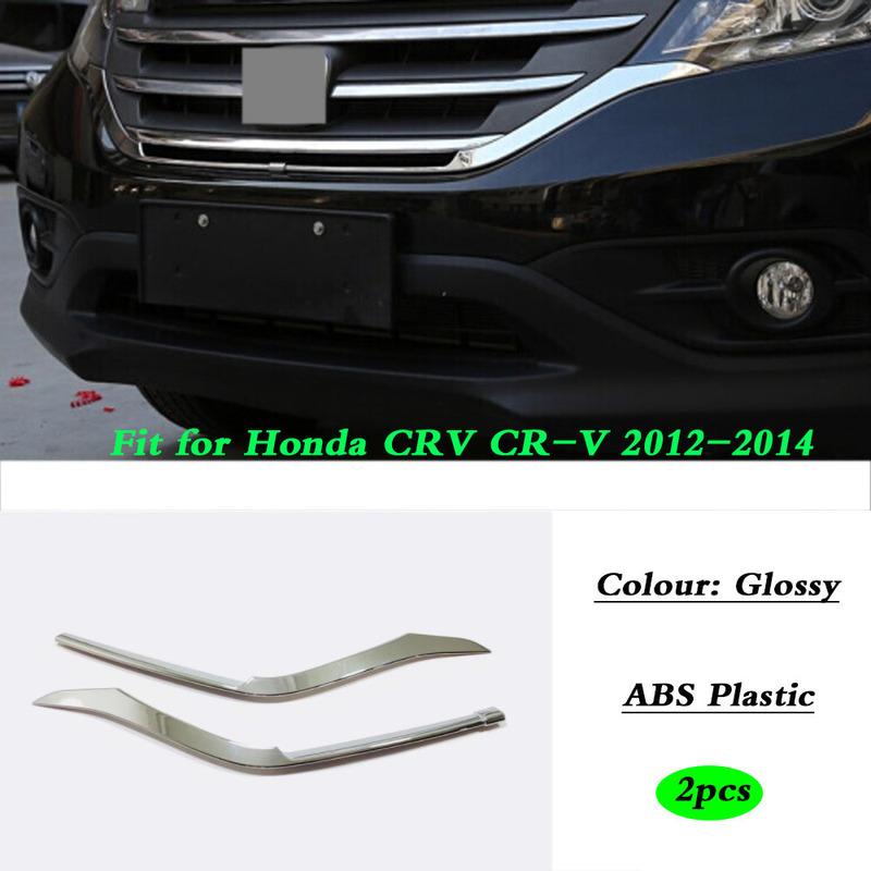 For Honda CRV CR-V 2012 2013 2014 2015 2016 Car ABS/Steel Cover Bumper Engine Trim Racing Front Grid Grill Grille Molding Edge