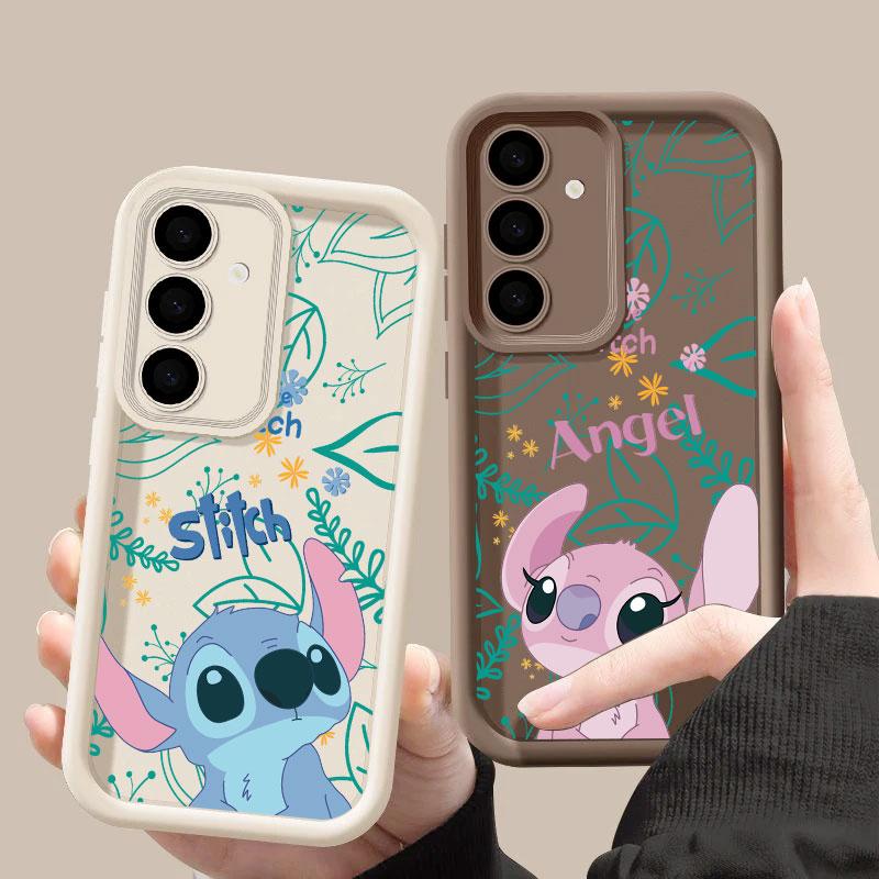 Stitch Anime S26 Ultra Case For Samsung Galaxy S26 S25 S24 S22 S23 Ultra S21 Plus S20 S25 FE Camera Protection Soft Cover