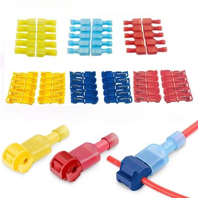 WIRKLICH 30 Stück(15PAARE) Drahtkabelverbinder Klemmen Crimp Scotch Lock Schnellverbinder Elektrisch Auto Audio 22-10AWG 0,5mm-6mm