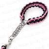 Pet Dog Lead Collar Half Choke Extra Thick Small Medium Large Dogs Stylish Cute Colorful Walking (Large Size, Pink)