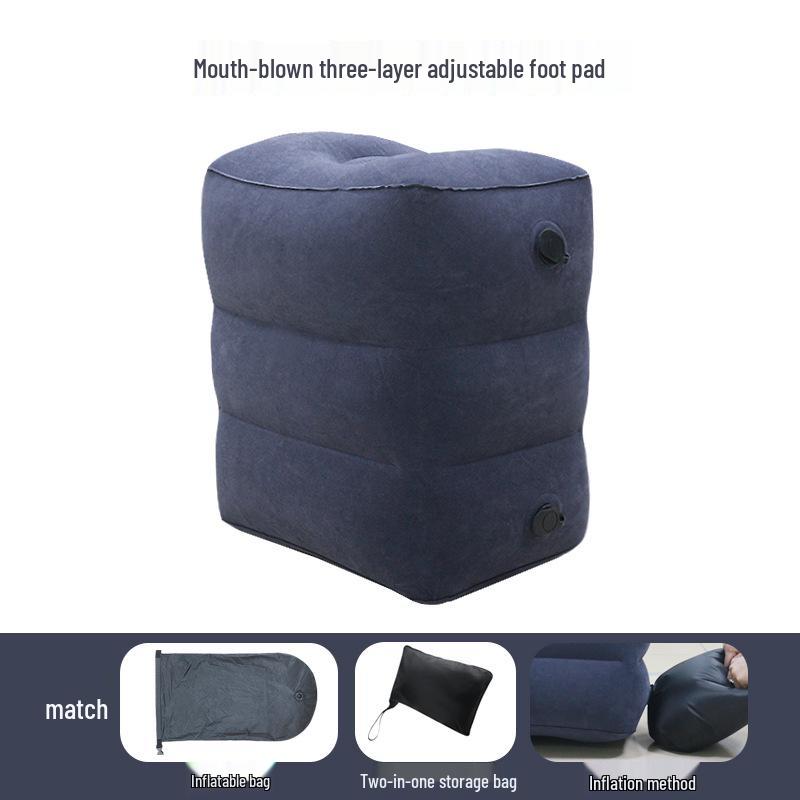Portable Inflatable Footrest for Travel & Office