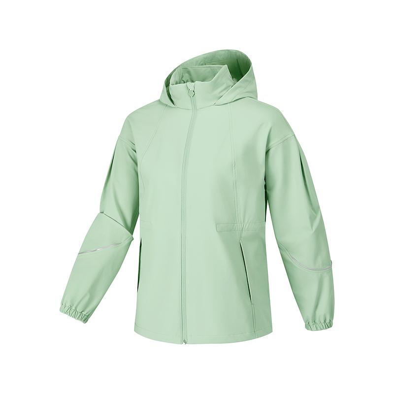 Skechers Freedom Series Sports Lifestyle Zip-Up Hooded Casual Long Sleeve Jacket Women jackets Smoke-Green P125W053-0312 M
