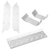 5Pcs Stainless Steel Chassis Guard Plate Board Protector Fit for TRAXXAS X MAXX 1 10 RC Car