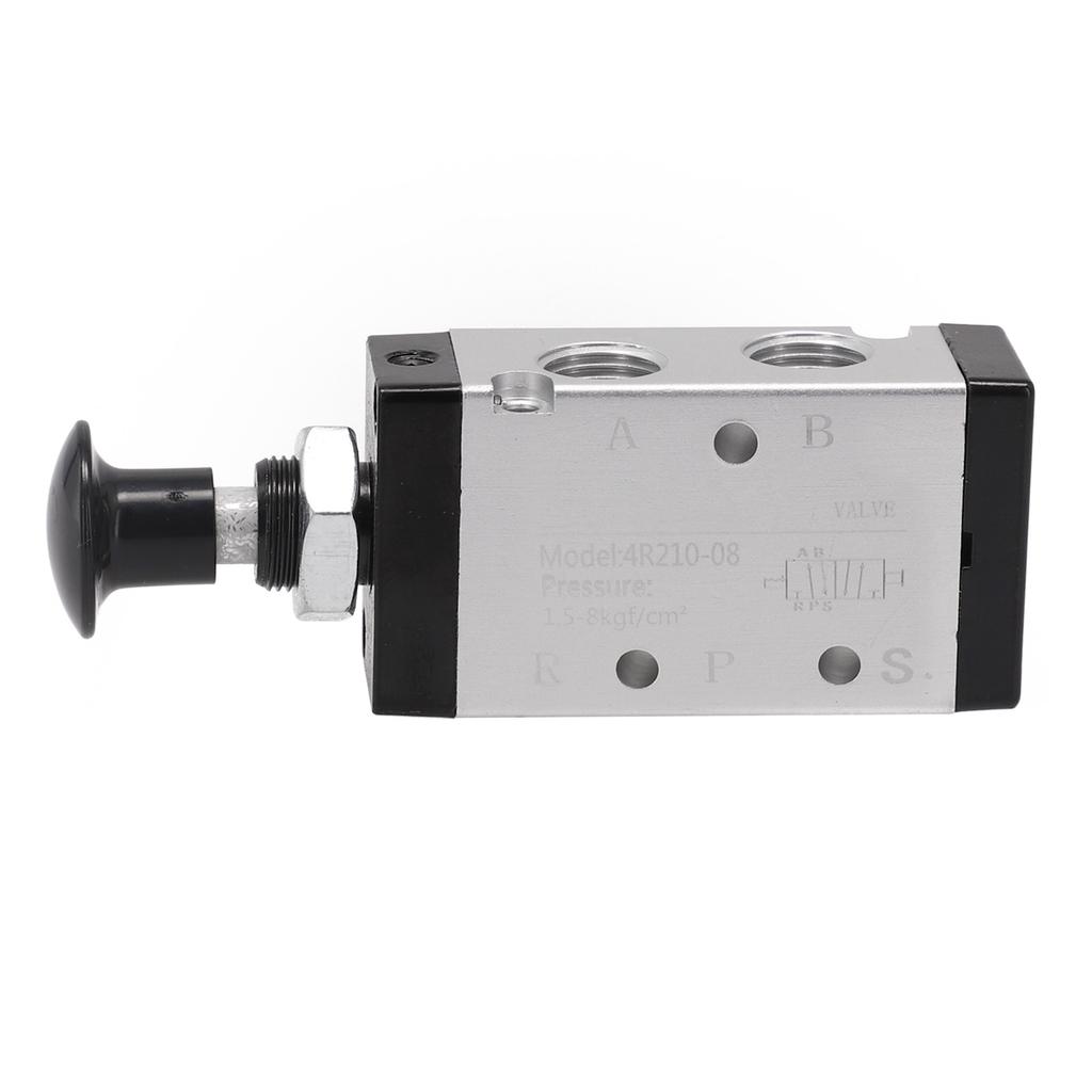 3R210-06 3R210-08 4R210-08 2 Way 3 Ports 5 Position Push And Pull Pneumatic Control Switch Reversing Manual Valve 110*30*20mm