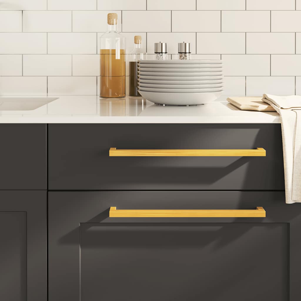 Furniture Handles 5 Pcs Golden 320 Mm Stainless Steel