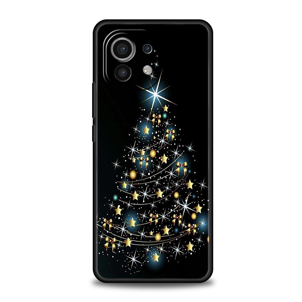 Phone Case For Xiaomi Mi 15 14 14T 13T 12T Pro 12 13 11 Lite 5G 11T X6 X5 Pro Soft TPU Cover Merry Christmas Tree