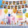 56 Pcs Cartoon Themed Party Decorations