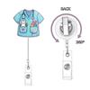 Nou Desen Animat Acrilic Consumabile Medicale Badge Reel Retractabil Suport Badge ID cu Clip Aligator Rotativ la 360 de Grade Suport Nume