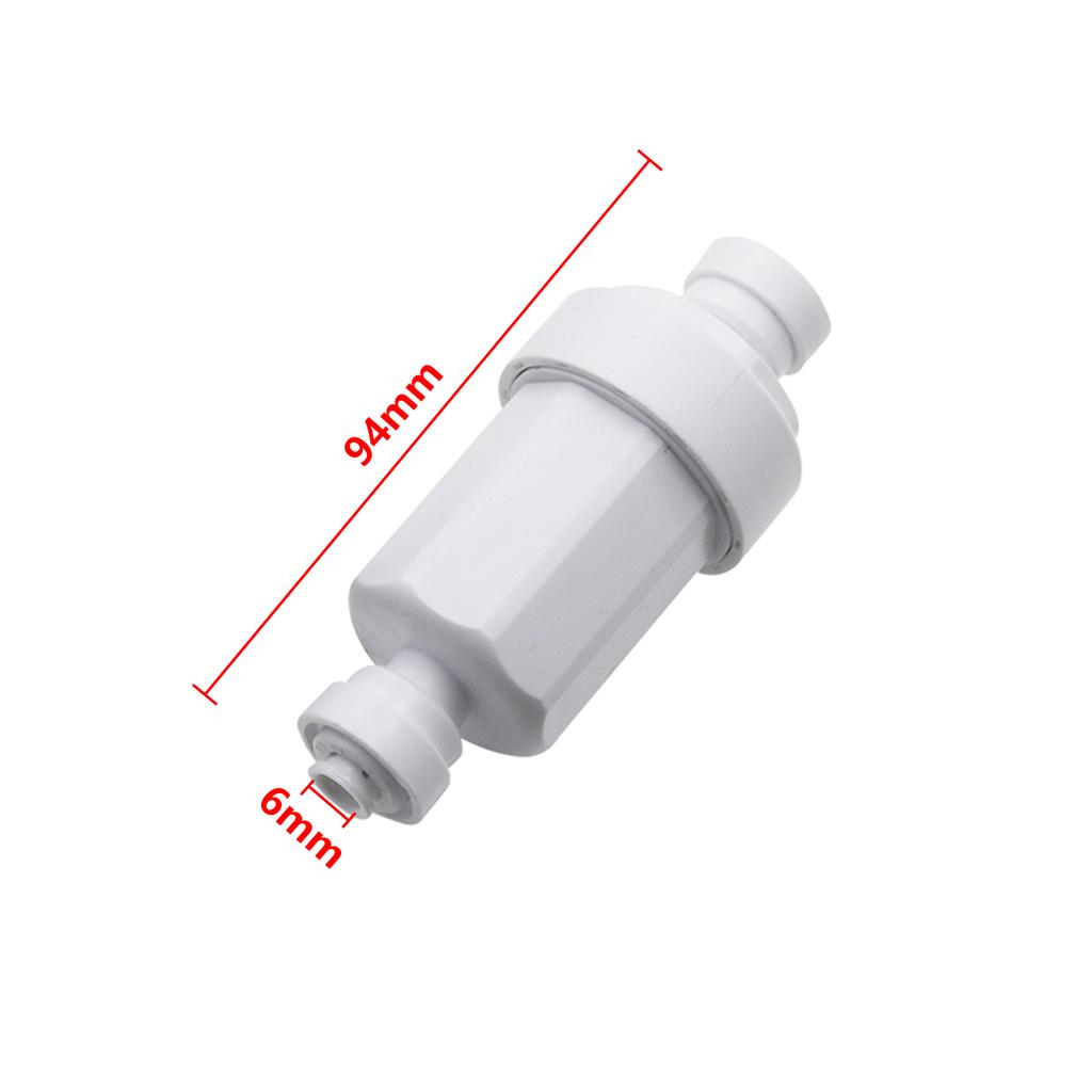 1/4" Garden Micro Water Filter Stainless Steel Mesh 40 Micron Filter 9.52mm Quick Slip Fitting Garden Irrigation Hose Filter