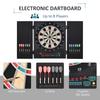 Electronic Dartboard Set, 27 Games Modes and 202 Variations, LED & 12 Soft Tip Darts and Cabinet to Storage