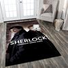 Sherlock Modern Detective Drama Rug for Living Rooms, Bedrooms, Home Décor, and As Gifts.