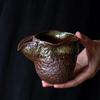 Handmade Coarse Pottery Firewood Burning Fair Cup Retro Tea Dispenser Tea Sea Fire Mark Glaze Kung Fu Gong Dao Bei