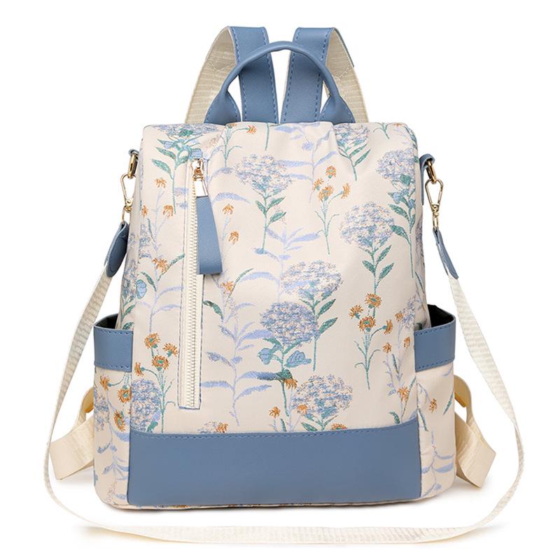 Women's 2025 Large Capacity PU Fabric Fashion Print Backpack - New Multifunctional & Portable Design