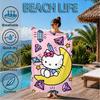 Kitty Party Beach Towel, Microfiber Beach Towel, Perfect For Pool, Beach, Travel, Home Decor Beach Party Fan Gifts