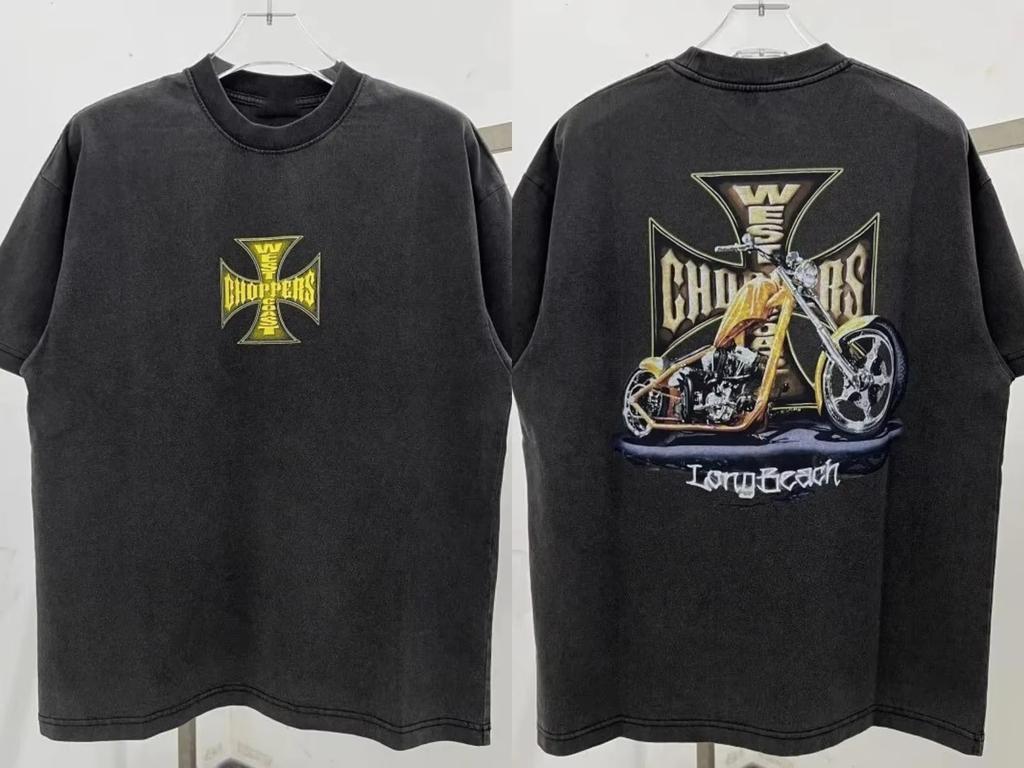 Nuova 2026 Classics West Coast Choppers Maglietta Grafica Vintage Cotone Girocollo Casual Vestibilità Regolare Unisex Maglietta Top Estivo