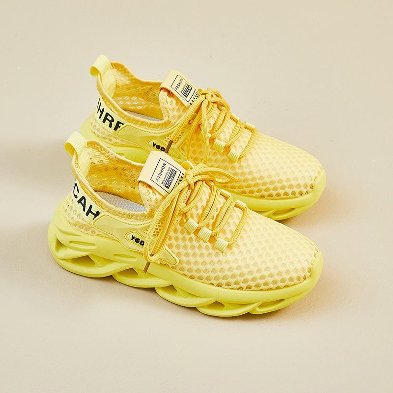 New Summer Flying Woven Shoes Korean Sports Women's Mesh Breathable Student Casual Shoes Flat Running