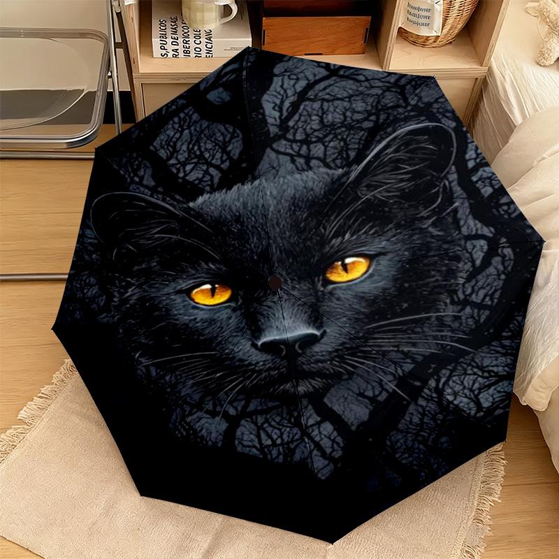 1PC Cats Automatic Umbrella - Suitable Travel Outdoor Portable Umbrella Birthday Gift Daily Essentials