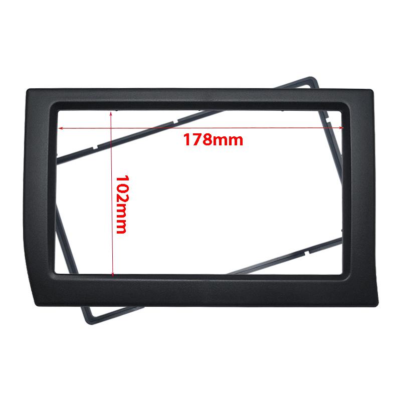 Car 2Din Panel Fascia Frame For Citroen Elysee 2006 Stereo Radio Dash Fitting Kit Installation Bezel Plate Face Frame