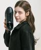 Differshoe Dipper Plain Leather Sneakers 7Cm [Black]