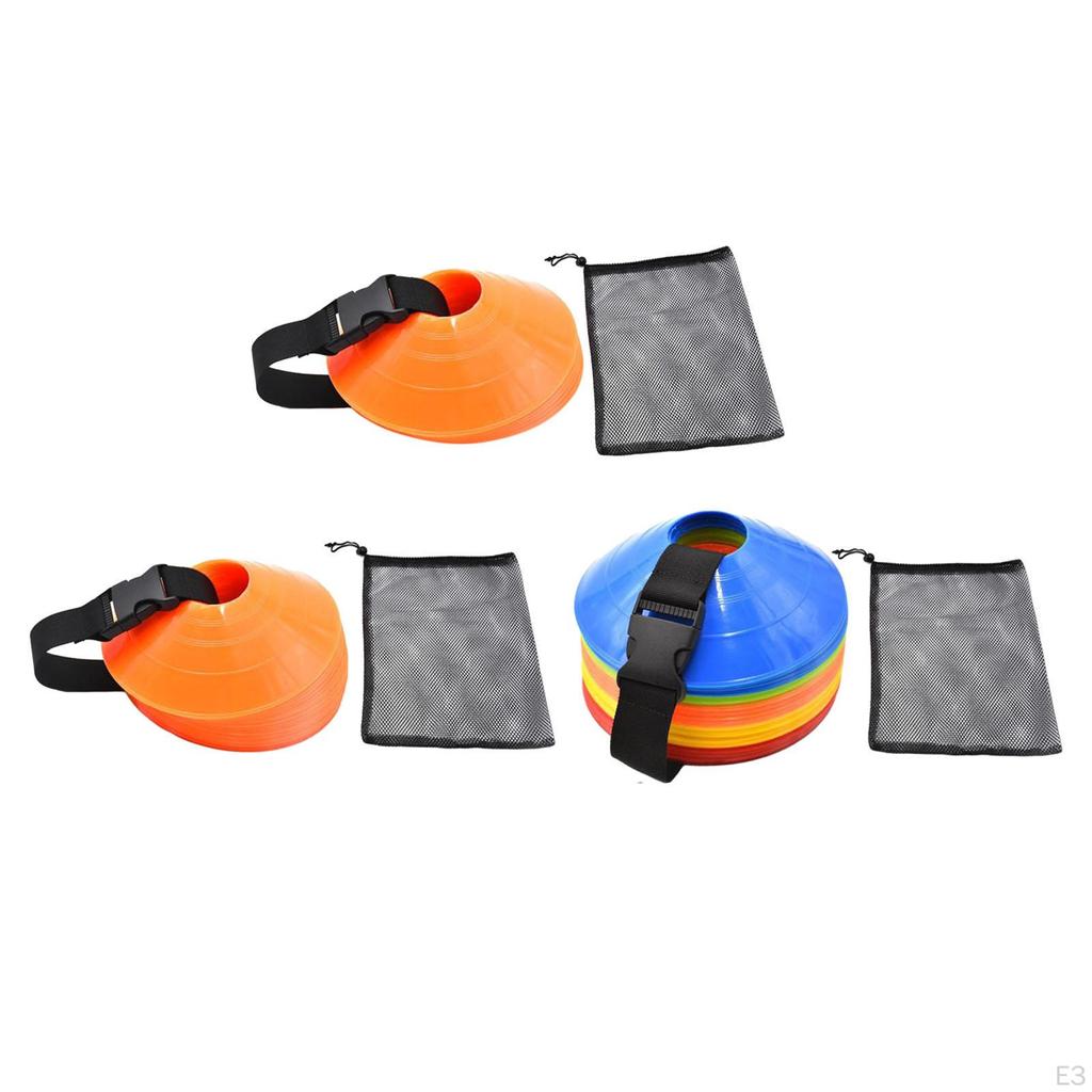 Agility Soccer Cones Sports Field Cone Markers Training Disc for