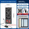 No-punching Window Exhaust Fan Powerful Exhaust Fan Household No-installation Window Ventilation Fan Silent and Retractable