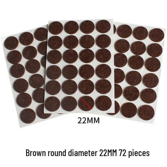 Self-Adhesive Protective Pads for Table and Chair Legs - Anti-Collision, Noise-Reducing, Solid Wood Furniture Cushioning