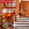 2D Flat - 2D Flat Autumn Thanksgiving Maple Leaf Truck Thanksgiving Garden Flag 3 (1) Outdoor Garden Flag Double-Sided Home Decoration Courtyard Deco