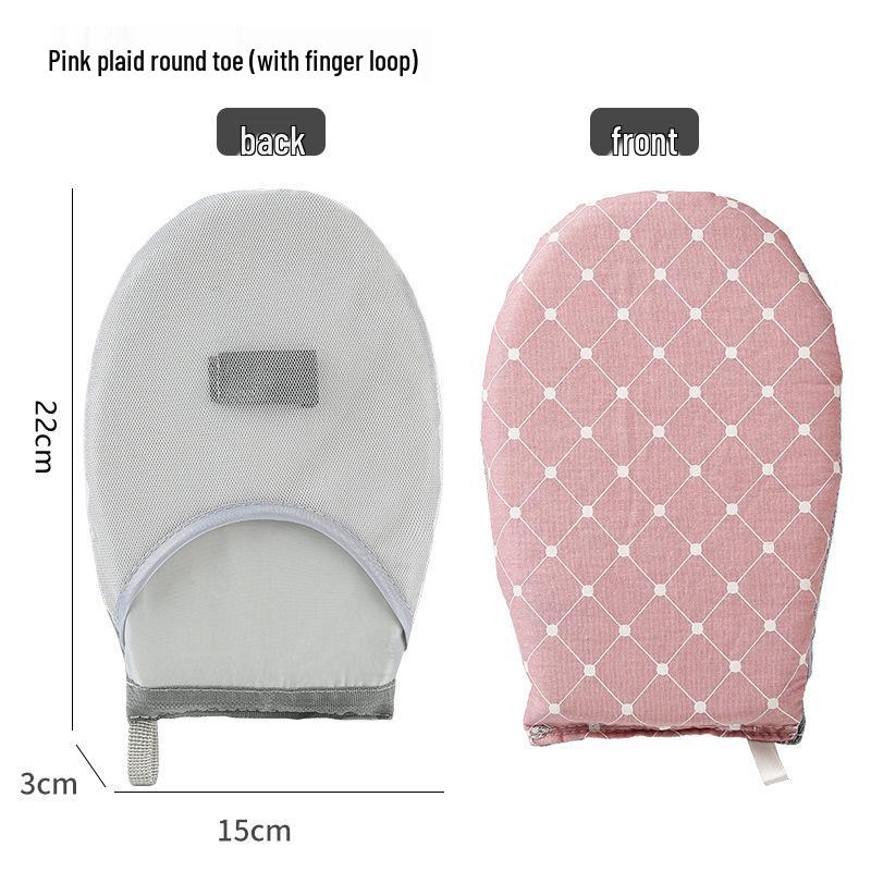 Compact Household Ironing Board with Insulation Pad & Anti-Scald Gloves for Safe Ironing